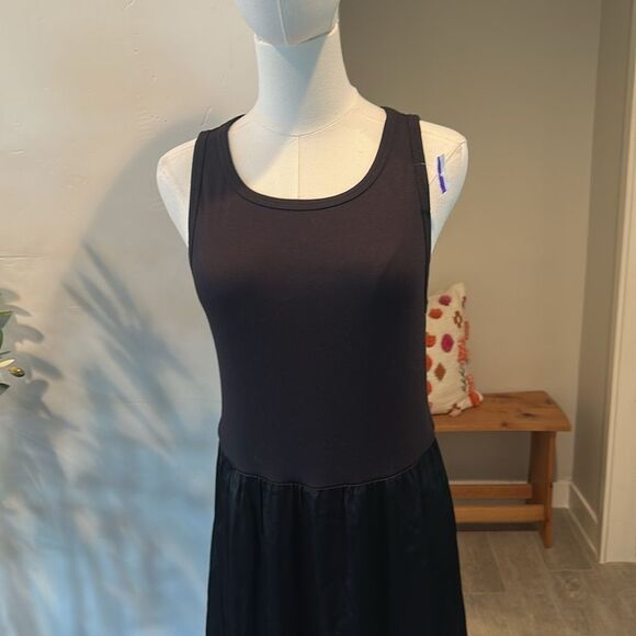 Michael Stars Bridgette Mixed Media Tank Midi Dress New! - Picture 9 of 14